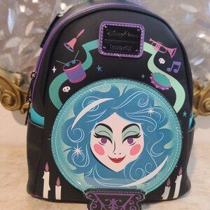 Disney Parks Loungefly Haunted Mansion Madame Leota Glow Mini Backpack - NWT